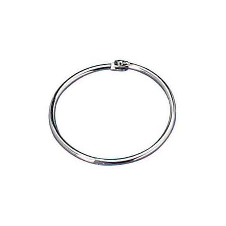 Officemate International Officemate Loose-Leaf Book Rings, 2" Diameter, Silver, 50/Box 99704